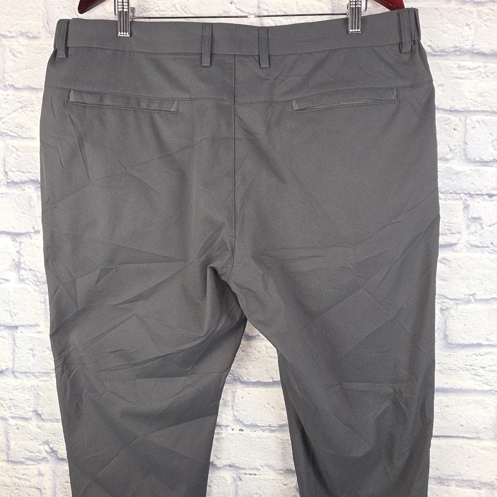 Jack Archer Men Jetsetter Pants Charcoal Gray Performance Tech Chino Size 38X29